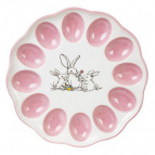 Тарелка для 12-ти яиц, L26 W26 H2,5 см