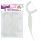 Зубочистки флоссеры с зубной нитью. Набор 50 шт. NEW