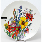 ПОЛЕВЫЕ ЦВЕТЫ, тарелка мелкая 270мм, NEW BONE CHINA, цветная упаковка