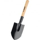 ЗУБР МАСТЕР туристическая лопата 210х154х550мм, полотно 1.5мм, закалено, дерев. черенок высш. сорт (39571)