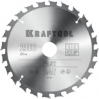 KRAFTOOL Fast, 200 х 30 мм, 24Т, пильный диск по дереву (36950-200-30)