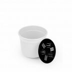 Горшок цв."Сканди" 1л (с дренажной вставкой)(белый)