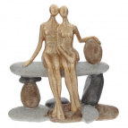 Фигурка декоративная "Влюбленная пара", L17,5 W8 H18 см