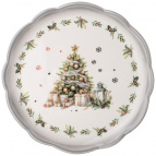 ТАРЕЛКА ЗАКУСОЧНАЯ AGNESS “С НОВЫМ ГОДОМ!" 20,3*2 СМ 