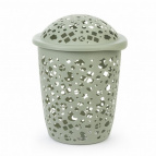 Корзина "Непоседа" 45л (с крышкой)(оливковый)