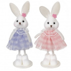 Фигурка декоративная "Зайка" (блок 6шт), L5 W5 H15 см, 2в.