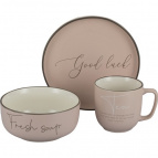 83-302 Набор посуды 3пр. Linea di PORCELLANA