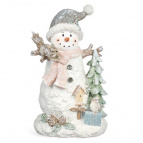 СТАТУЭТКА "СНЕГОВИК" С LED-ПОДСВЕТКОЙ 14,5Х11,5Х22,7 СМ