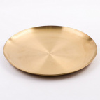 40720 Тарелка-поднос 21 см нерж/ст MB золотой
