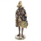 Фигурка декоративная "Лошадь" с часами D4см, (LR44x1 н/п), L12 W7,5 H24,5 см
