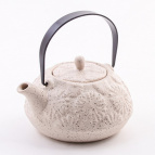 60435 Заварочный чайник 650 мл керамика, бежево-черный