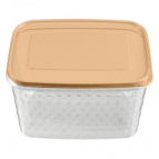 КОНТЕЙНЕР ДЛЯ ЗАМОРАЖИВАНИЯ И ХРАНЕНИЯ ПРОДУКТОВ "КРИСТАЛЛ" 1,3Л (Микс 1)