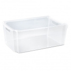 Ящик штабелируемый с крышкой "Модуль" М1 13л (прозрачный)