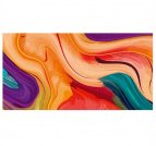 Конверт для денег "Без текста" (яркие разводы) 1-05-0283 *