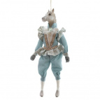 Игрушка набивная подвес "Лошадь" (муж), L13 W10 H37 см (полка 23 см.)