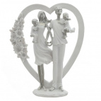 Фигурка декоративная "Семья", L22 W6,5 H26 см