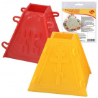 Форма для пасхи "Пасочница". Размер 11х11х10,5 см. NEW