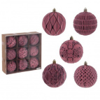 Набор из 9шт Украшение новогоднее "Шар", D 7 см, L24 W8 H24 см Полимерный материал