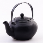 60425 Заварочный чайник 700 мл керамика, черный