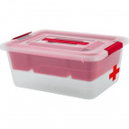 Контейнер-аптечка с лотком и ручкой 13 л натуральный