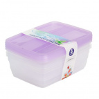 Набор контейнеров Fresco 4 шт. 1750 мл (Лаванда)