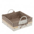 Корзина, L29 W29 H16,5/11 см
