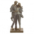 Фигурка декоративная "Влюбленная пара", L11 W8 H25 см