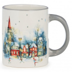 КРУЖКА AGNESS "С НОВЫМ ГОДОМ!" 11,5*8*9,5 СМ