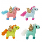 Игрушка набивная "Лошадка", с цепочкой, L14 W6 H10 см, 4в.