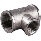 Тройник GENERAL FITTINGS переходной, латунь, г/г/г, 1"-1/2"-1"