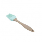 93-SI-CU-11.9 Кисточка кулинарная силиконовая 17 см (бежевая с мятным) Linea Silicone