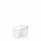 Емкость для сыпучих продуктов "Лайн" 1л (белый)