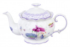 Чайник 700 мл 22*12,5*13 см "Лаванда" рифленый, NEW BONE CHINA