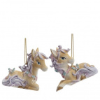 Фигурка декоративная подвесная "Лошадка",  L6 W2,5 H6 см, 2в.