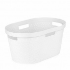 Таз для белья «Элемент» 35л овальный (белый)