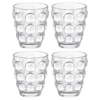 НАБОР СТАКАНОВ "BUBBLES" 4 ШТ./280 МЛ