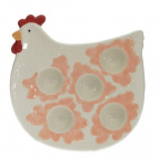 Тарелка для 5-ти яиц, L20 W21 H3 см