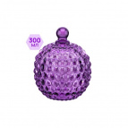 Горшочек д/меда 300 мл 11*11*13,5 см "Пузырьки" фиолетовый