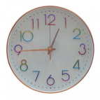 Часы настенные декоративные (1xАА н/п), L21,5 W4 H21,5 см