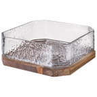 ФРУКТОВНИЦА "AQUA" НА ПОДСТАВКЕ ДИАМЕТР 21 СМ ВЫСОТА 8 СМ