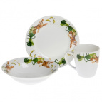 (ЕВРО) Набор посуды 3 пр. /Новый "Обезьянки"