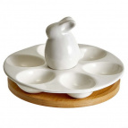 AK5-0029 Блюдо для яиц на бамбуковой подставке (18 см) (12)