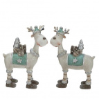 Фигурка декоративная "Олень", 2в., L7,5 W3,5 H10,5