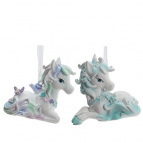 Фигурка декоративная подвесная "Лошадка", L7 W2,5 H6 см, 2в.