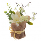 Цветочная композиция "Пасхальная", L13 W13 H22 см