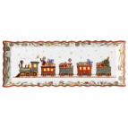 БЛЮДО LEFARD "ЩЕЛКУНЧИК" ПРЯМОУГ. 30,5*11,5*2,8 СМ, РАЗНОЦВЕТНЫЙ (КОР=12ШТ.)