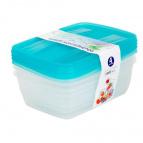 Набор контейнеров Fresco 4 шт. 1000 мл (Бриз)