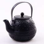 60419 Заварочный чайник 850 мл керамика, черный