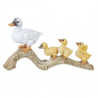 Фигурка декоративная "Утка с утятами", L24 W7 H13,5 см