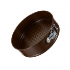93-CS-EA-5-05BR Форма круглая разъемная 26х6,8 см Linea EASY BROWN
